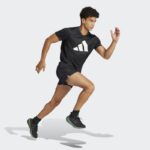 ⁦adidas Mens' Run It Tee - Black⁩ - الصورة ⁦5⁩