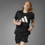 ⁦adidas Mens' Run It Tee - Black⁩ - الصورة ⁦16⁩