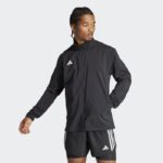 ⁦adidas Mens' Adizero Essentials Running Jacket - Black⁩ - الصورة ⁦3⁩