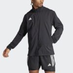 ⁦adidas Mens' Adizero Essentials Running Jacket - Black⁩ - الصورة ⁦4⁩