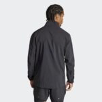 ⁦adidas Mens' Adizero Essentials Running Jacket - Black⁩ - الصورة ⁦5⁩