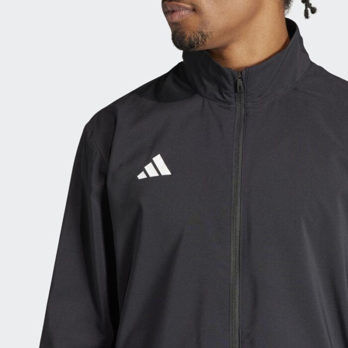 ⁦adidas Mens' Adizero Essentials Running Jacket - Black⁩ - الصورة ⁦7⁩