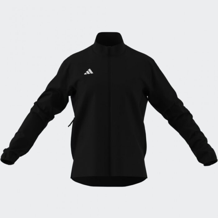 ⁦adidas Mens' Adizero Essentials Running Jacket - Black⁩ - الصورة ⁦9⁩