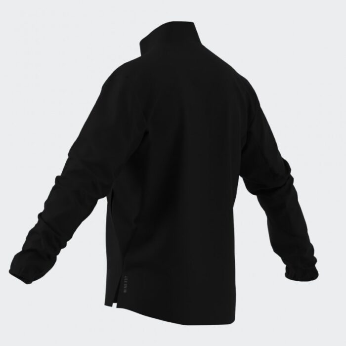 ⁦adidas Mens' Adizero Essentials Running Jacket - Black⁩ - الصورة ⁦14⁩
