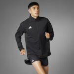 ⁦adidas Mens' Adizero Essentials Running Jacket - Black⁩ - الصورة ⁦18⁩