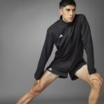 ⁦adidas Mens' Adizero Essentials Running Jacket - Black⁩ - الصورة ⁦22⁩