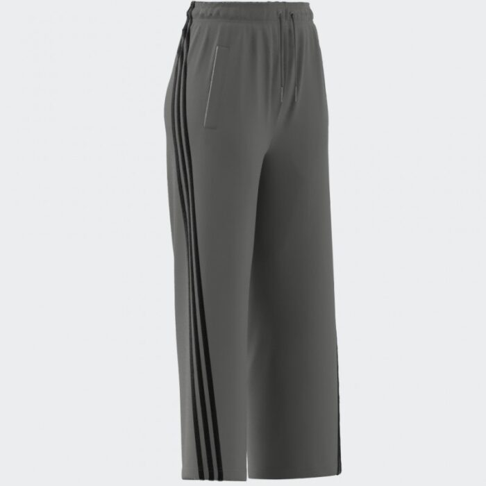 ⁦adidas Womens' Future Icons 3-Stripes Open Hem Pants - Grey⁩ - الصورة ⁦7⁩