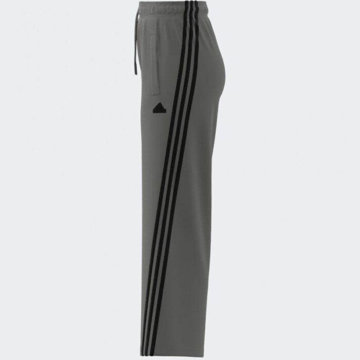 ⁦adidas Womens' Future Icons 3-Stripes Open Hem Pants - Grey⁩ - الصورة ⁦12⁩