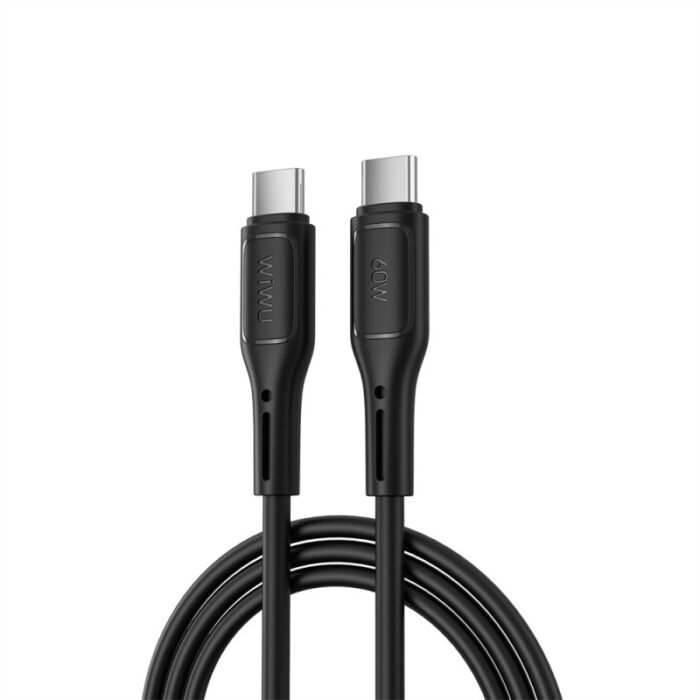 ⁦wiwu starlink type c-type c cable 60w سلك شاحن 1 متر⁩ - الصورة ⁦4⁩