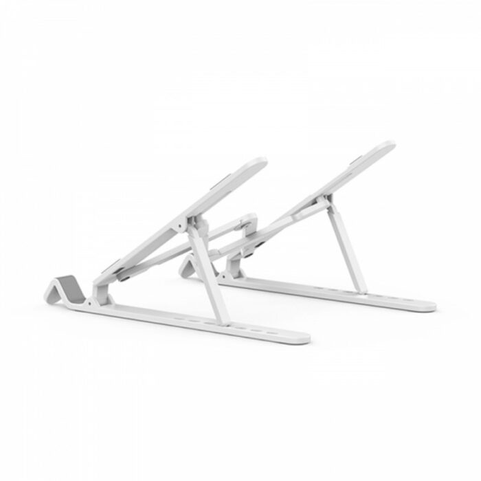 ⁦WiWU Laptop stand S500  ستاند لاب توب مكتبي متين ومرن لون أبيض⁩ - الصورة ⁦2⁩