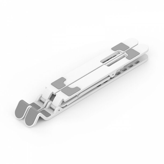 ⁦WiWU Laptop stand S500  ستاند لاب توب مكتبي متين ومرن لون أبيض⁩ - الصورة ⁦4⁩