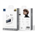 ⁦WiWU Wireless Airbuds Pro White T22 سماعة ايربودز برو مع شاشة لمس⁩ - الصورة ⁦5⁩