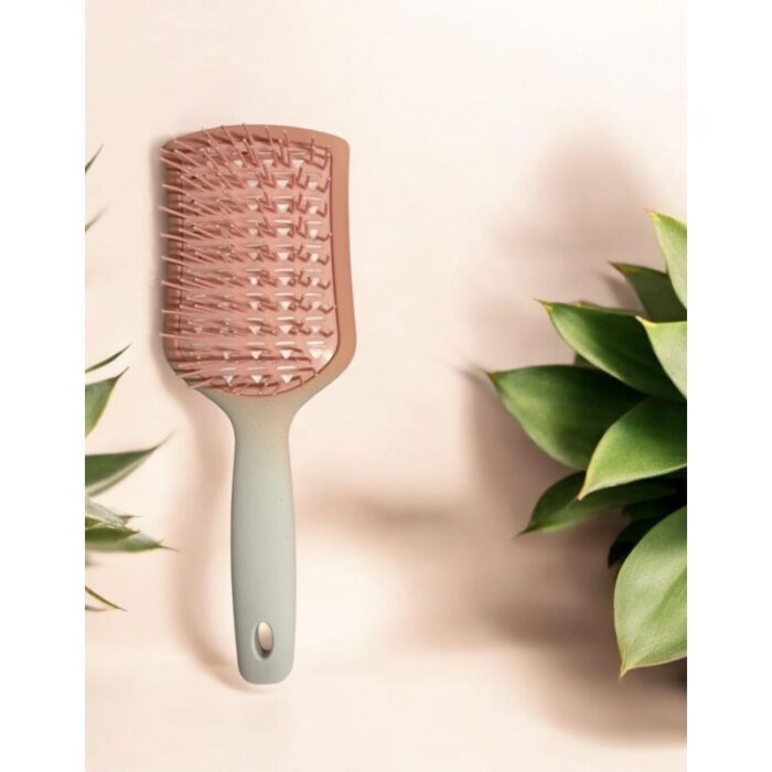 103379987_67e831329e322 فرشاة شعر سيليكون لون زهري حجم كبير - الصورة 1