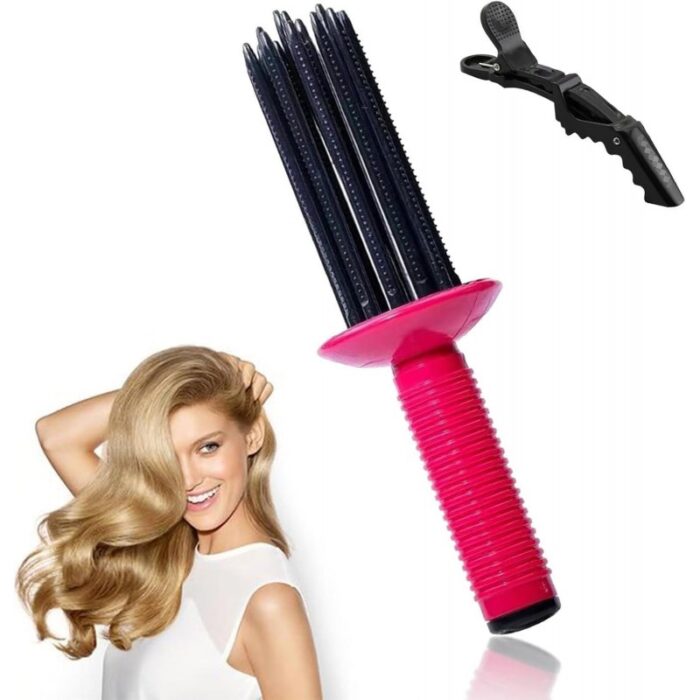 ⁦فرشاية ذات أصابع حديدية لعمل الشعر كيرلي⁩ - الصورة ⁦5⁩