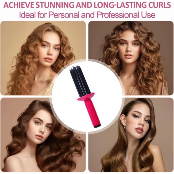 ⁦فرشاية ذات أصابع حديدية لعمل الشعر كيرلي⁩ - الصورة ⁦6⁩