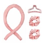 لفائف الشعر لون زهري