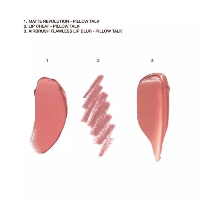 ⁦Charlotte Tilbury- Lip Cheat Pillow Talk - بكج للشفاه 3 قطع من شارلوت تيلبري⁩ - الصورة ⁦3⁩