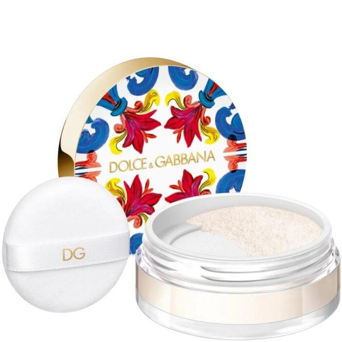 ⁦Dolce&Gabbana Solar Glow Translucent Loose Setting Powder - 1 Crystal- لوس باودر درجة كريستال من دولشي اند غابانا 10 غرام⁩ - الصورة ⁦3⁩
