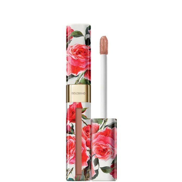 D&G DOLCISSIMO MATTE LIQUID LIPCOLOUR N. 2 CARAMEL Tester - ملمع شفاه من دولشي اند غابانا تستر درجة كارامل 2