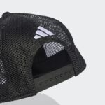 ⁦adidas MERCEDES - AMG PETRONAS FORMULA ONE TEAM SNAPBACK LOGO TRUCKER CAP - Black⁩ - الصورة ⁦2⁩