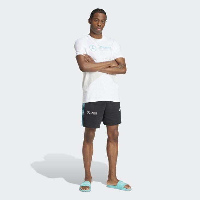 ⁦adidas Mercedes - AMG Petronas Formula One Team DNA Graphic Tee - White⁩ - الصورة ⁦4⁩