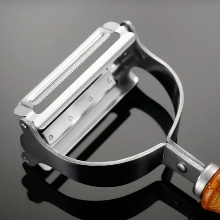 ⁦قشارة ستانلس يد خشبية⁩ - الصورة ⁦2⁩