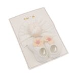 طقم للأطفال قطعتين لون أبيض