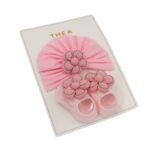 طقم للأطفال قطعتين لون زهري