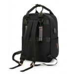 ⁦حقيبة ظهر متعددة الاستعمال  مع مدخل USB لون أسود⁩ - الصورة ⁦4⁩