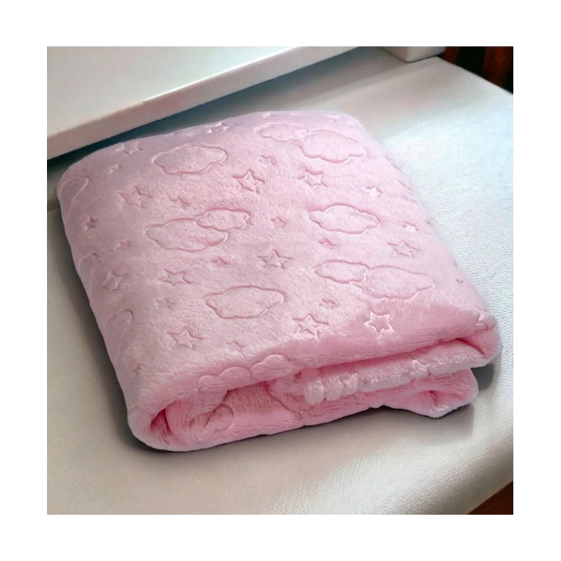 ⁦حرام للبيبي لون زهري 130* 100 سم⁩ - الصورة ⁦1⁩