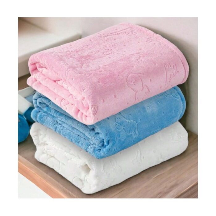 ⁦حرام للبيبي لون زهري 130* 100 سم⁩ - الصورة ⁦2⁩