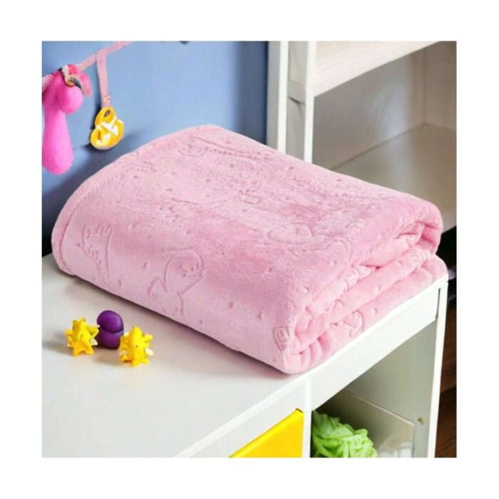 ⁦حرام للبيبي لون زهري 130* 100 سم⁩ - الصورة ⁦3⁩