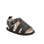 ⁦حذاء للأطفال لون أسود حديثي الولادة⁩ - الصورة ⁦3⁩