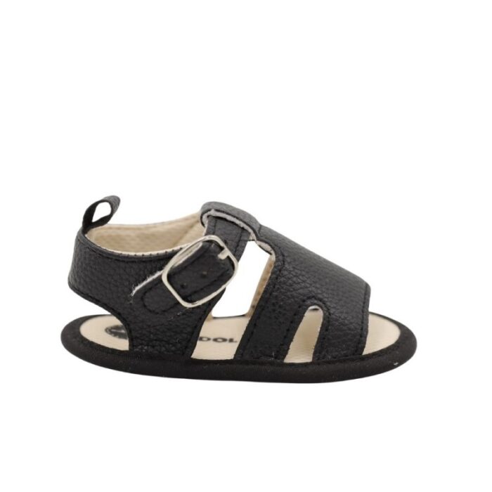 ⁦حذاء للأطفال لون أسود حديثي الولادة⁩ - الصورة ⁦4⁩