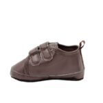 حذاء للأطفال لون بني محروق حديثي الولادة