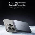 ⁦باور بانك خفيف الوزن لاسلكي مج سيف مغناطيسي 10000 ملي أمبير شحن سريع 20 واط جودة عالمية ماركة joyroom jr-pbm08 pro⁩ - الصورة ⁦4⁩