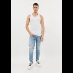 ⁦Replay Mens' Grandpa Ripley Tank Top 3PP Socks - White⁩ - الصورة ⁦4⁩