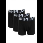 ⁦Replay Kids' RJ038 3PP Boxer- Black⁩ - الصورة ⁦2⁩