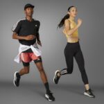 ⁦adidas Own the Run 3-Stripes Tee - Black⁩ - الصورة ⁦20⁩