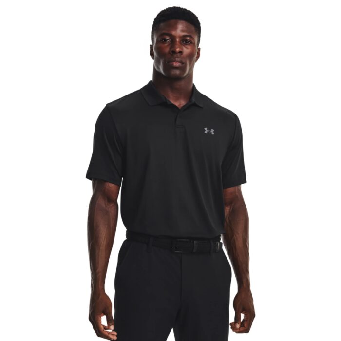 103380481_67e834369d519 Under Armour Men's UA Performance 3.0 Polo T-Shirt - تيشيرت أندر آرمر بيرفورمانس 3.0 بولو للرجال لون أسود - الصورة 1