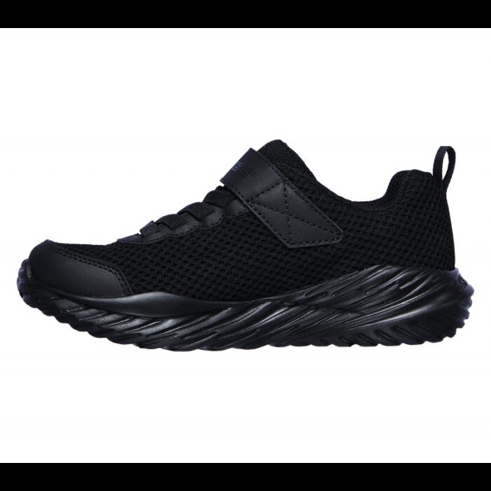 ⁦Skechers Kids' Nitro SprintKordon Shoes- حذاء سكيتشرز نيترو سبيرينت للأطفال لون أسود⁩ - الصورة ⁦5⁩