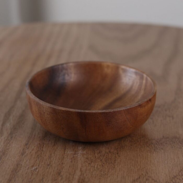 103380532_67e834656446d وعاء من الخشب الطبيعي حجم صغير 11.5 * 4 سم - الصورة 1