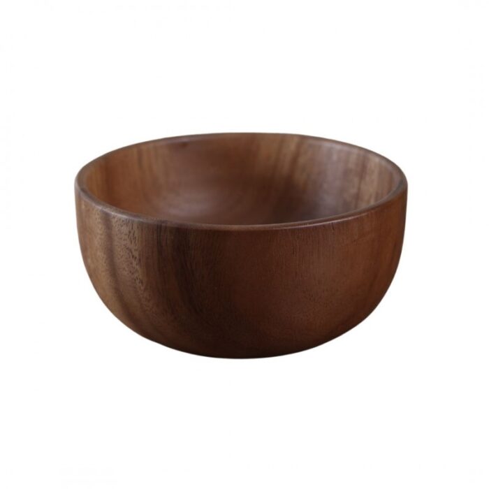 ⁦وعاء من الخشب الطبيعي 14 * 6 سم⁩ - الصورة ⁦2⁩