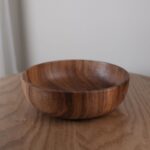 وعاء كبير من الخشب الطبيعي 23.5 *7.5 سم