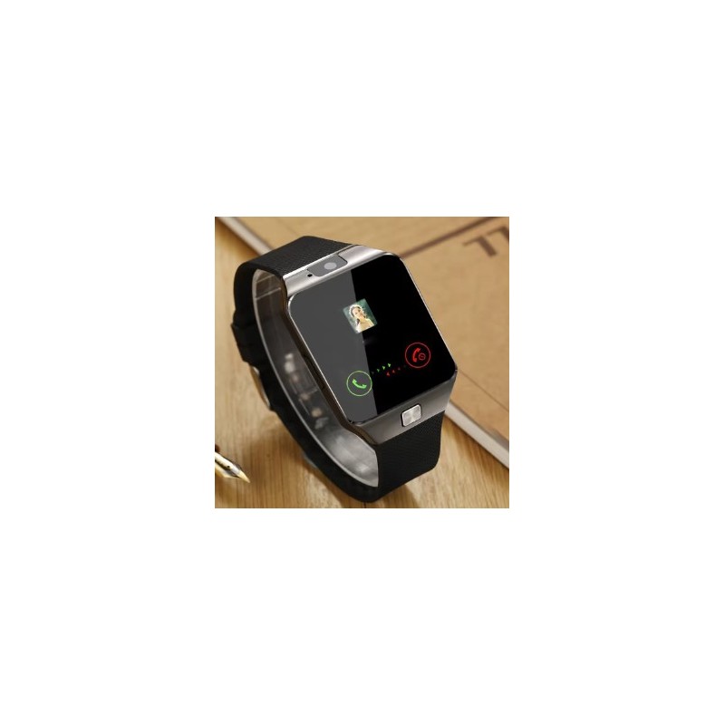 ⁦ساعة ذكية مع هاتف للرد على المكالمات وتدعم شريحة اتصال وبطاقة ذاكرة وكاميرا⁩ - الصورة ⁦1⁩