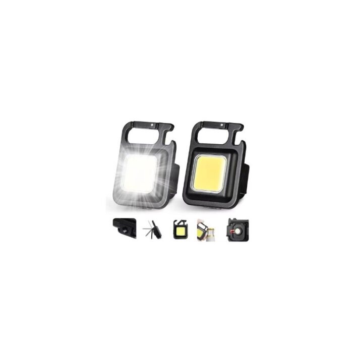 ⁦ضوء كشاف يدوي محمول صغير الحجم مع ميدالية ويستخدم كفتاحة⁩ - الصورة ⁦1⁩