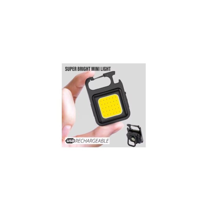 ⁦ضوء كشاف يدوي محمول صغير الحجم مع ميدالية ويستخدم كفتاحة⁩ - الصورة ⁦2⁩