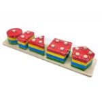 اشكال هندسية خشب وسط