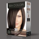 SEA COLOR صبغة شعر بني غامق 3/0 100مل