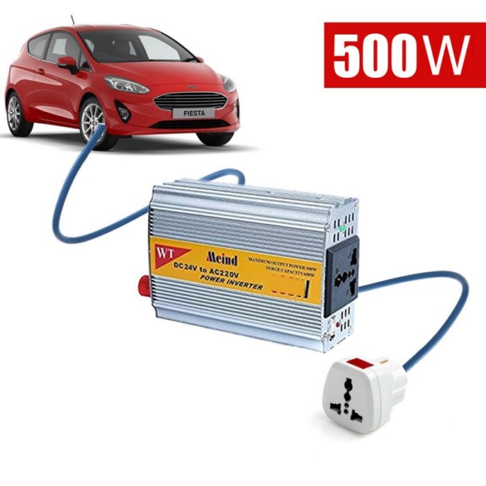 1023151_67faa6ae99616 محول كهرباء من 12 فولت ل220 فولت بقوة 500 واط - الصورة 1